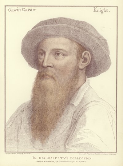 Sir Gawain Carew door Hans Holbein der Jüngere