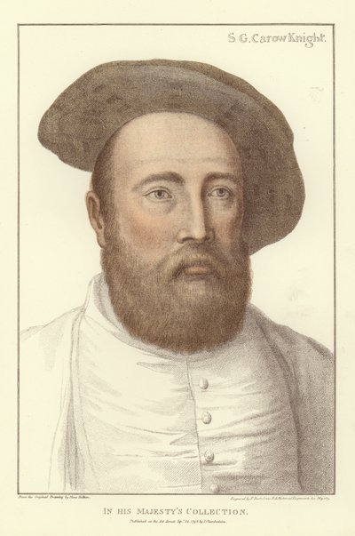 Sir George Carew door Hans Holbein der Jüngere