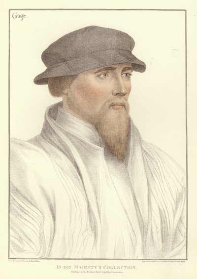 Sir John Gage door Hans Holbein der Jüngere