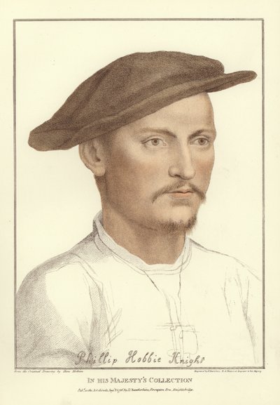 Sir Philip Hoby (aquatint) door Hans Holbein der Jüngere