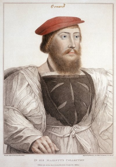 Sir Thomas Boleyn (1477-1539) gegraveerd door Francesco Bartolozzi (1727-1815) 1797 door Hans Holbein der Jüngere