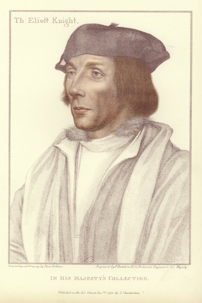 Sir Thomas Elyot door Hans Holbein der Jüngere