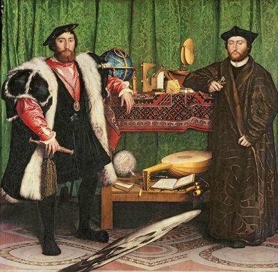 De Ambassadeurs, 1533 door Hans Holbein der Jüngere
