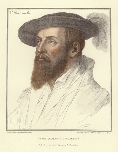 Thomas Wentworth, Lord Wentworth door Hans Holbein der Jüngere