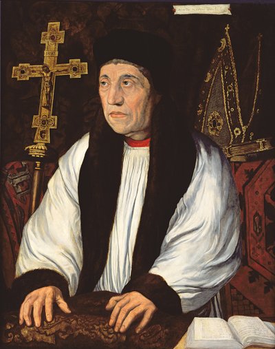 William Warham, Aartsbisschop van Canterbury, 1850 door Hans Holbein der Jüngere