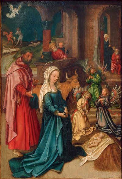 Geboorte van Christus door Hans Holbein der ältere