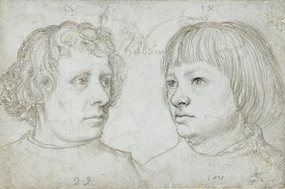 Ambrosius en Hans door Hans Holbein the Elder