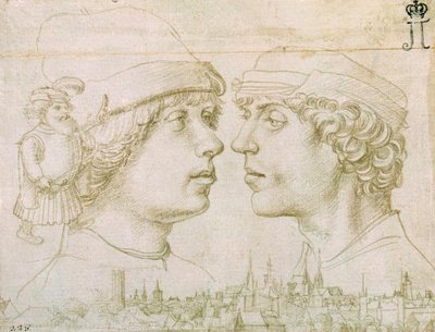 Portret van de zoon van de kunstenaar door Hans Holbein the Elder