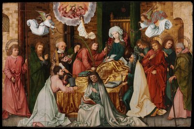 De Ontslaping van de Maagd door Hans Holbein the Elder
