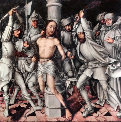 De geseling van Christus (detail) door Hans Holbein the Elder