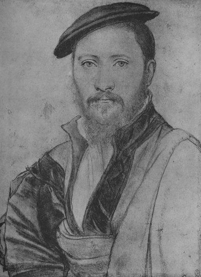 Een Heer: Onbekend, 1535 1945 door Hans Holbein der Jüngere