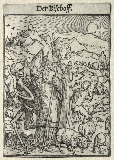 Dodendans: De bisschop door Hans Holbein the Younger