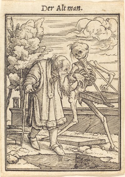 De Oude Man door Hans Holbein der Jüngere