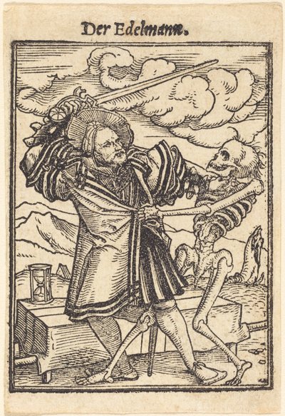 De edelman (The Nobleman) door Hans Holbein the Younger
