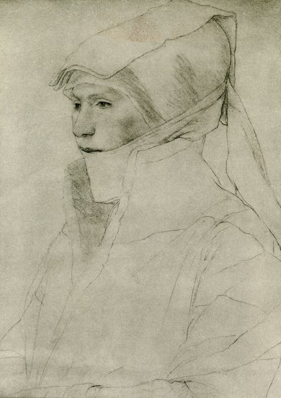 Dorothea Kannegiesser door Hans Holbein der Jüngere