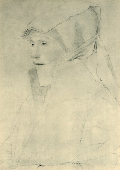 Dorothea Kannengiesser, 1525-1526, 1943 door Hans Holbein der Jüngere