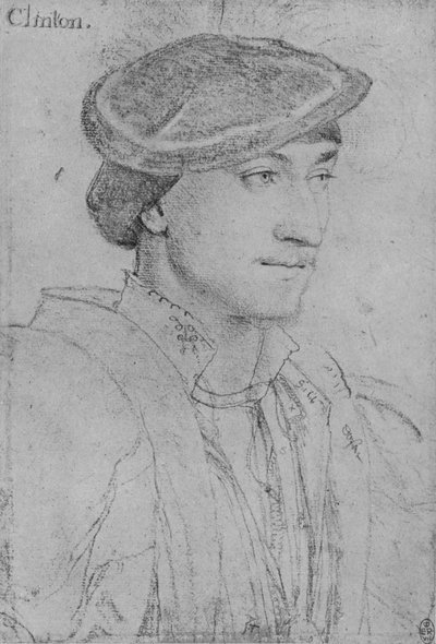 Edward, Lord Clinton, ca. 1532-1543 door Hans Holbein der Jüngere