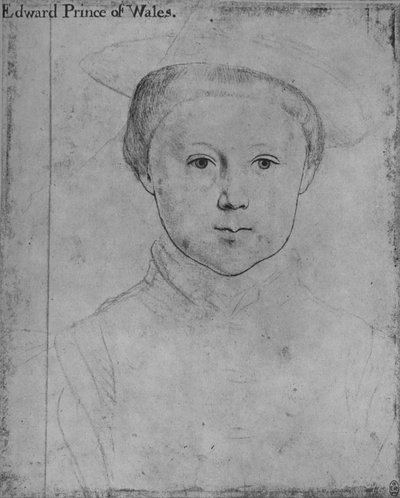 Edward, Prins van Wales, ca. 1540-1543, 1945 door Hans Holbein der Jüngere
