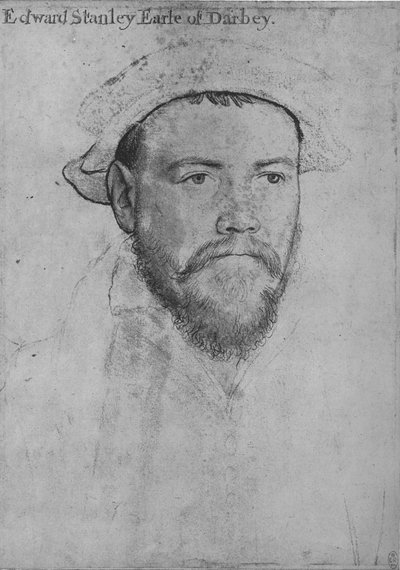 Edward Stanley, Graaf van Derby, ca. 1532-1543, 1945 door Hans Holbein der Jüngere