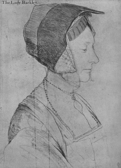 Elizabeth Dauncey, 1526-1527, 1945 door Hans Holbein der Jüngere