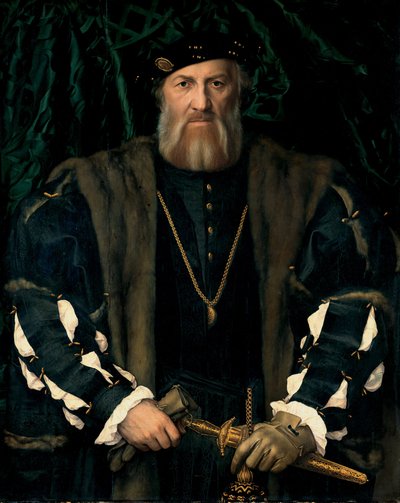 Frans: Charles de Solier, Sieur de Morette (1480-1552) Charles de Solier, Sieur de Morette door Hans Holbein the Younger