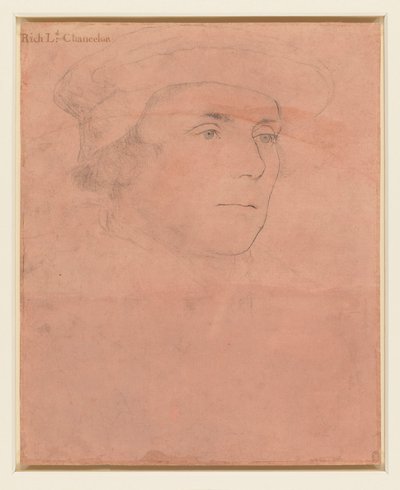 Hans Holbein de Jonge - Sir Richard Rich, later 1e baron Rich (14967-1567) ca. 1532-43 door Hans Holbein the Younger