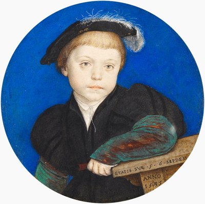 Henry Brandon, 2e hertog van Suffolk (1535-51) door Hans Holbein the Younger