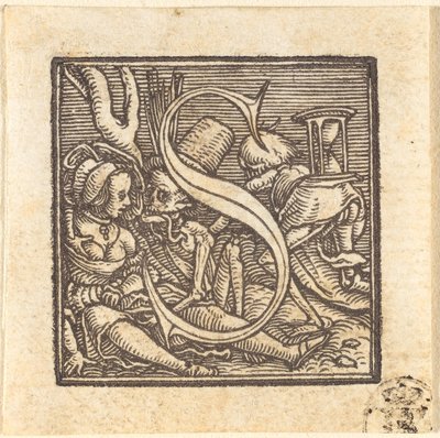 Letter S door Hans Holbein der Jüngere