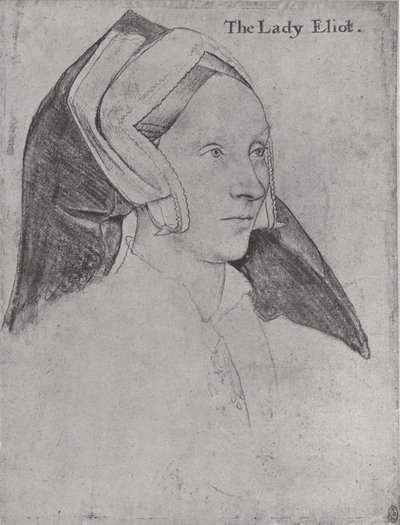 Margaret, Lady Elyot, c1532-1534 door Hans Holbein der Jüngere