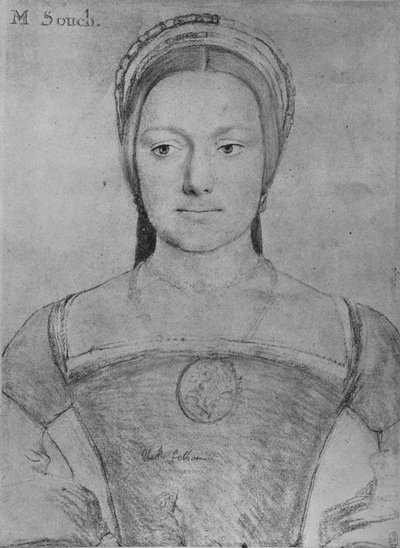 Mary Zouch door Hans Holbein der Jüngere