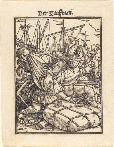 Handelaar door Hans Holbein der Jüngere