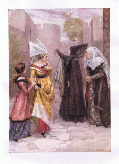 Heb medelijden met jullie oude stenen, die tedere kinderen die afgunst binnen jullie muren heeft vermoord (Koning Richard III), uit De Volledige Werken van Shakespeare gepubliceerd door George Harrap & Co Ltd, 1920s door Hans Holbein der Jüngere