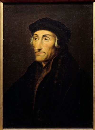 Portret van Erasmus van Rotterdam door Hans Holbein der Jüngere