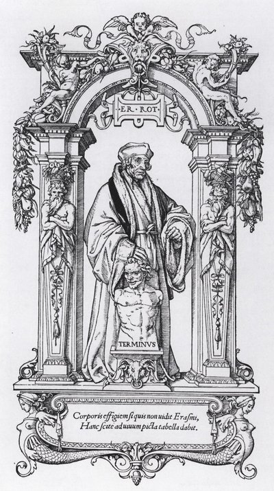 Portret van Erasmus van Rotterdam (Erasmus 