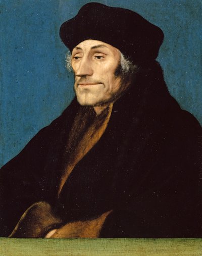 Portret van Erasmus van Rotterdam, ca. 1530 door Hans Holbein der Jüngere