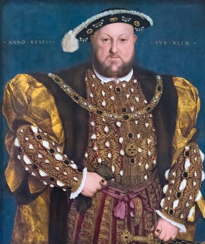 Portret van Hendrik VIII door Hans Holbein der Jüngere