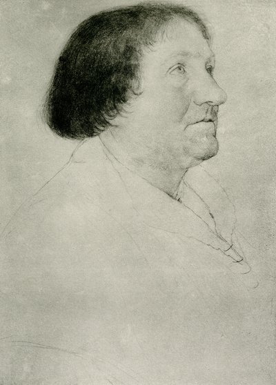 Portret van Jakob Meyer zum Hasen, burgemeester in Basel door Hans Holbein der Jüngere