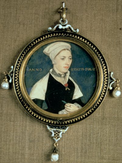 Portret van mevrouw Pemberton, ca. 1535 door Hans Holbein der Jüngere