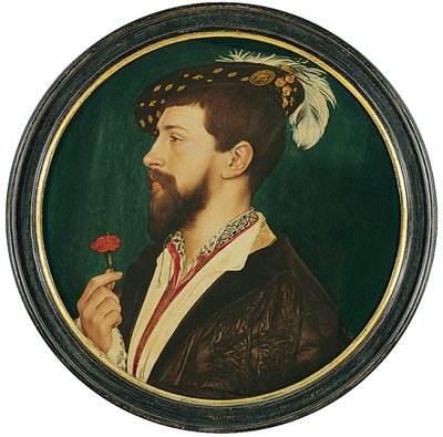 Portret van Simon George van Cornwall door Hans Holbein der Jüngere