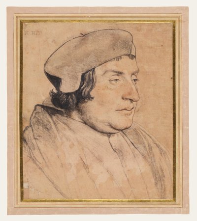 Portret van een geleerde of geestelijke door Hans Holbein the Younger