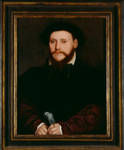 Portret van een Onbekende Man door Hans Holbein der Jüngere