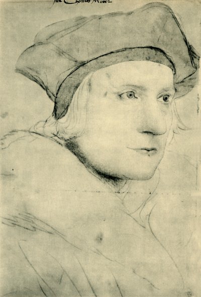 Sir Thomas More, ca. 1526-1527, 1943 door Hans Holbein der Jüngere
