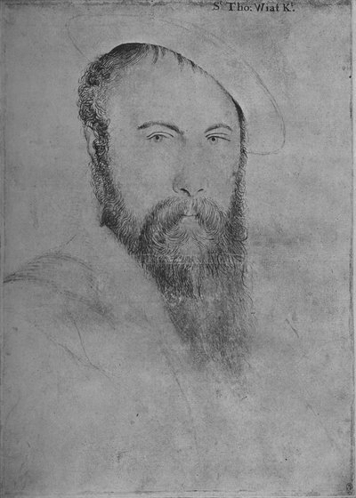 Sir Thomas Wyatt Kopie, c1535-1553 1945 door Hans Holbein der Jüngere