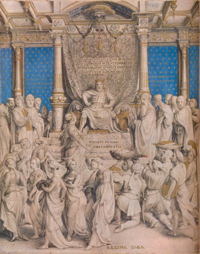Salomo en de Koningin van Sheba, c1534 door Hans Holbein der Jüngere