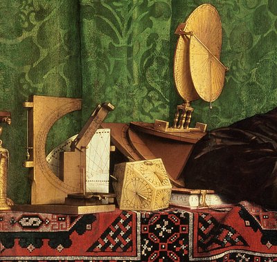 De Ambassadeurs (detail) door Hans Holbein der Jüngere