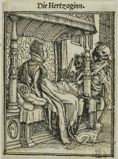 De hertogin door Hans Holbein the Younger