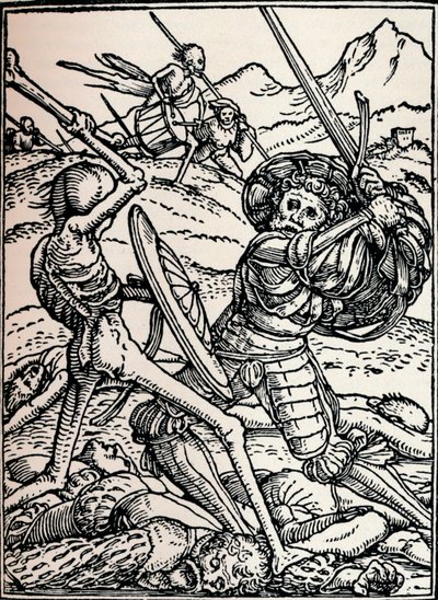 De ridder en de dood door Hans Holbein der Jüngere