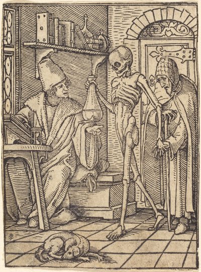 De arts door Hans Holbein the Younger