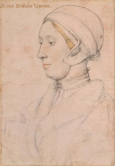 Onbekende Dame Anne Boleyn, 1536 door Hans Holbein der Jüngere