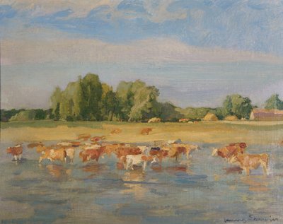 Aan de March door Hans Larwin